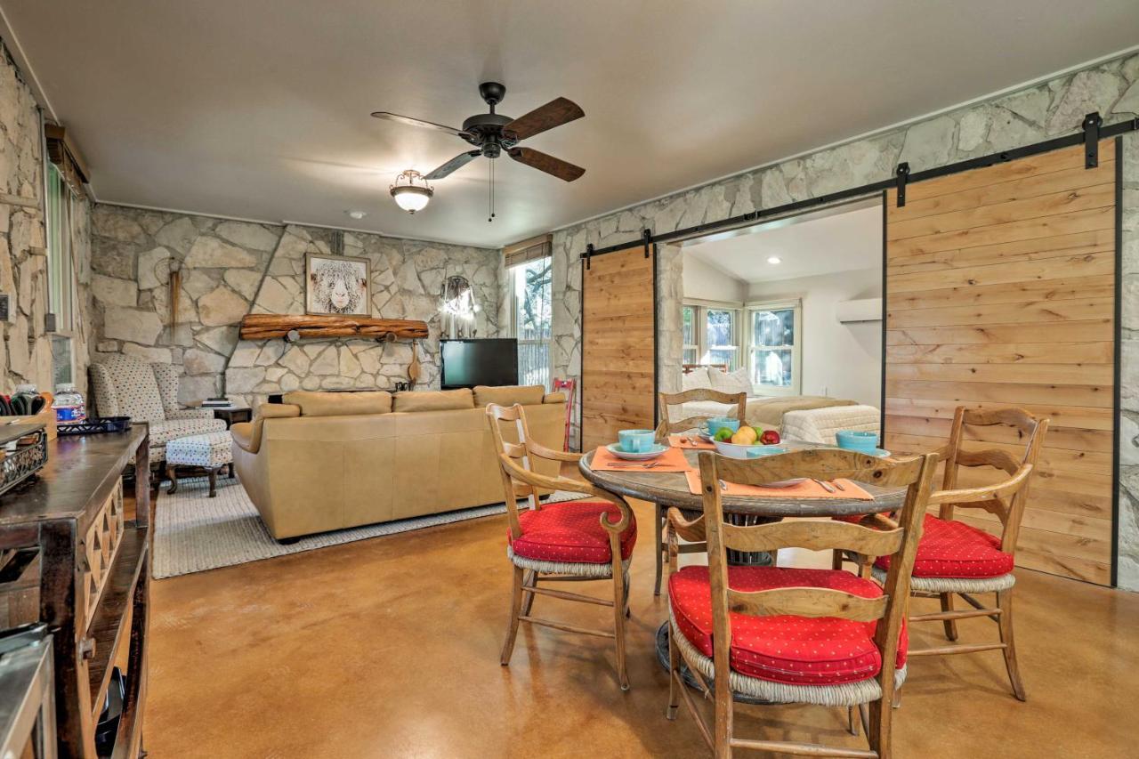 Blanco Riverfront Historic Home, 3 Mi To Downtown! Eksteriør bilde